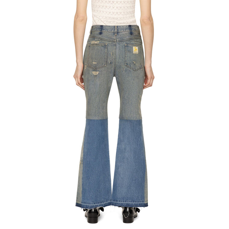 Spencer Mended Denim Jeans image number null
