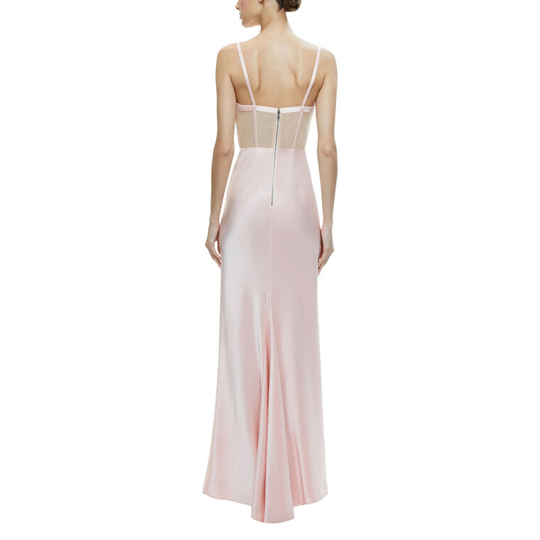 Valentina Draped Corset Maxi Dress image number null