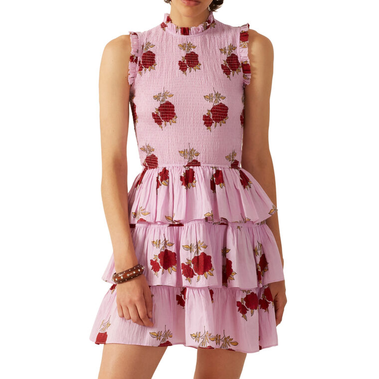 Cabana Ruby Rosette Short Dress image number null