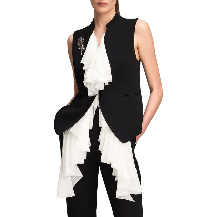 Maren Brooch Accent Vest image number null