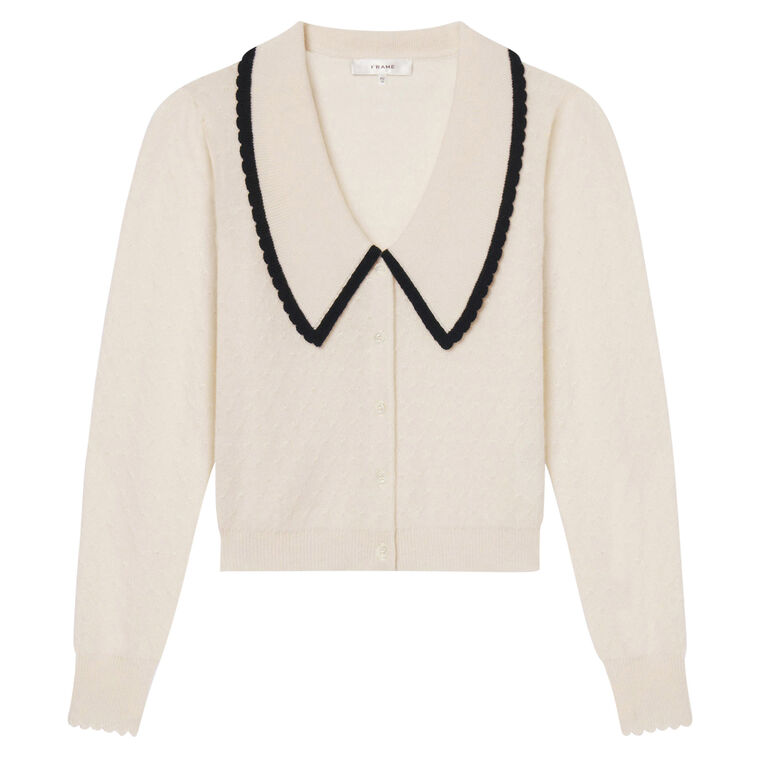 Long Sleeve Cashmere Sailor Sweater image number null