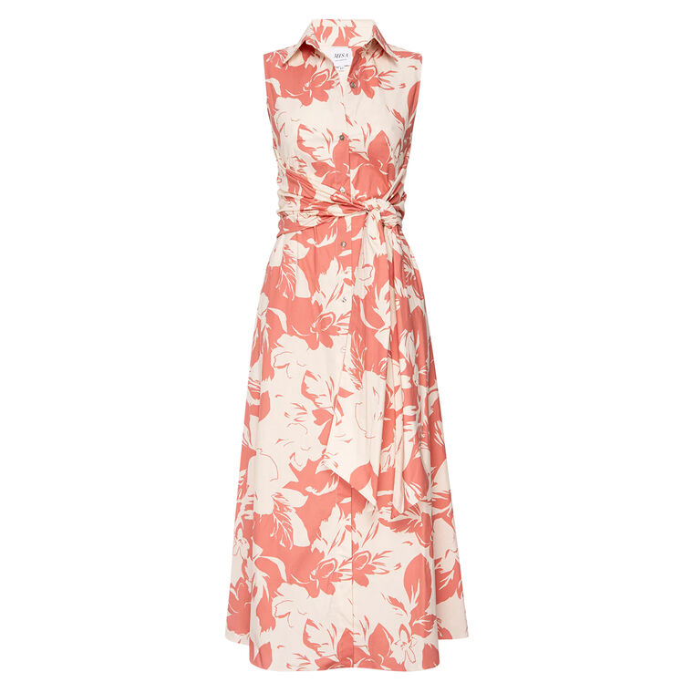 Jessy Sleeveless Collared Shirt Dress image number null