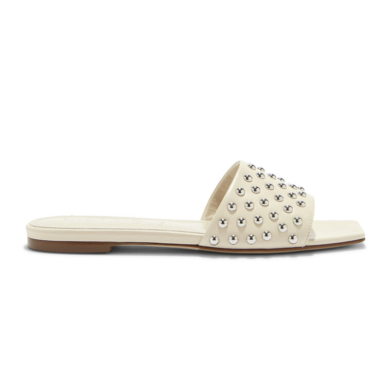Anna Studded Leather Slide image number null