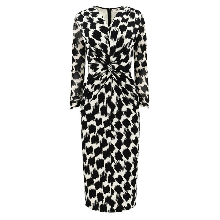 Libra Long Sleeve Midi Dress image number null