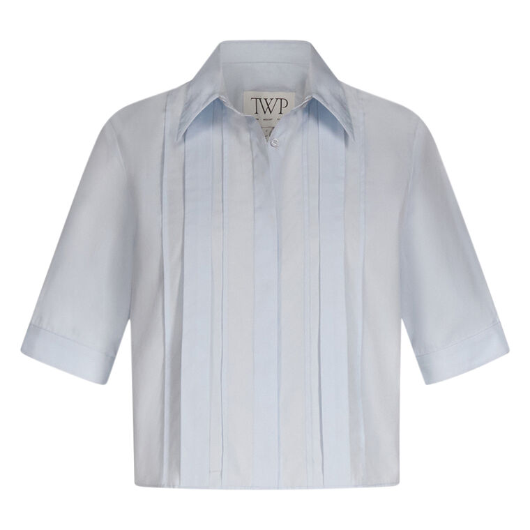 Short Lived Shirt with Pleated Placket image number null