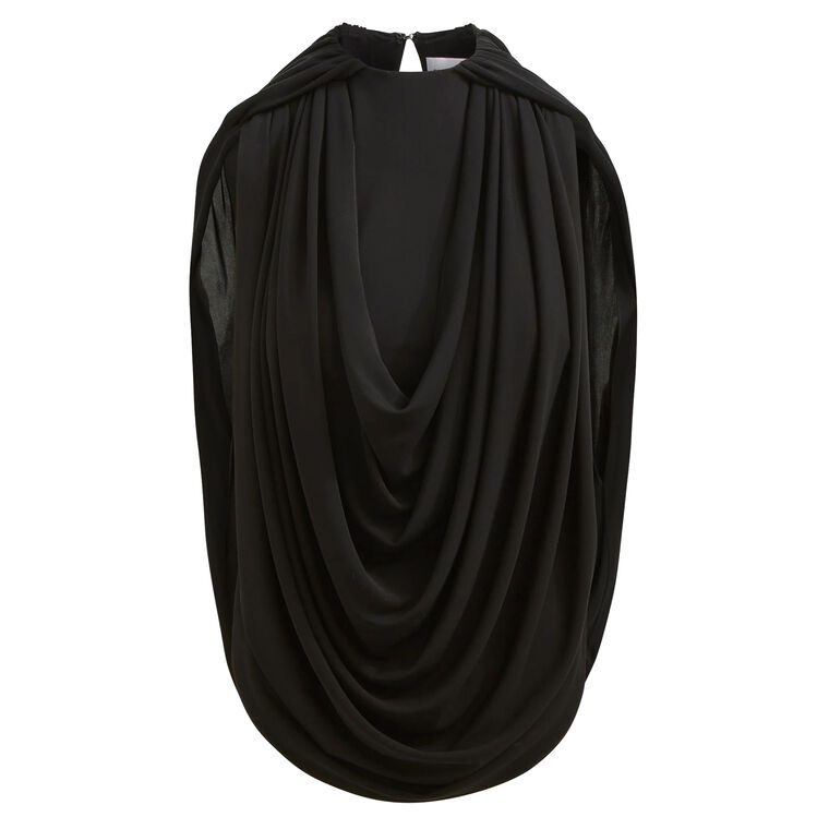 The Astor Draped Jersey Top image number null