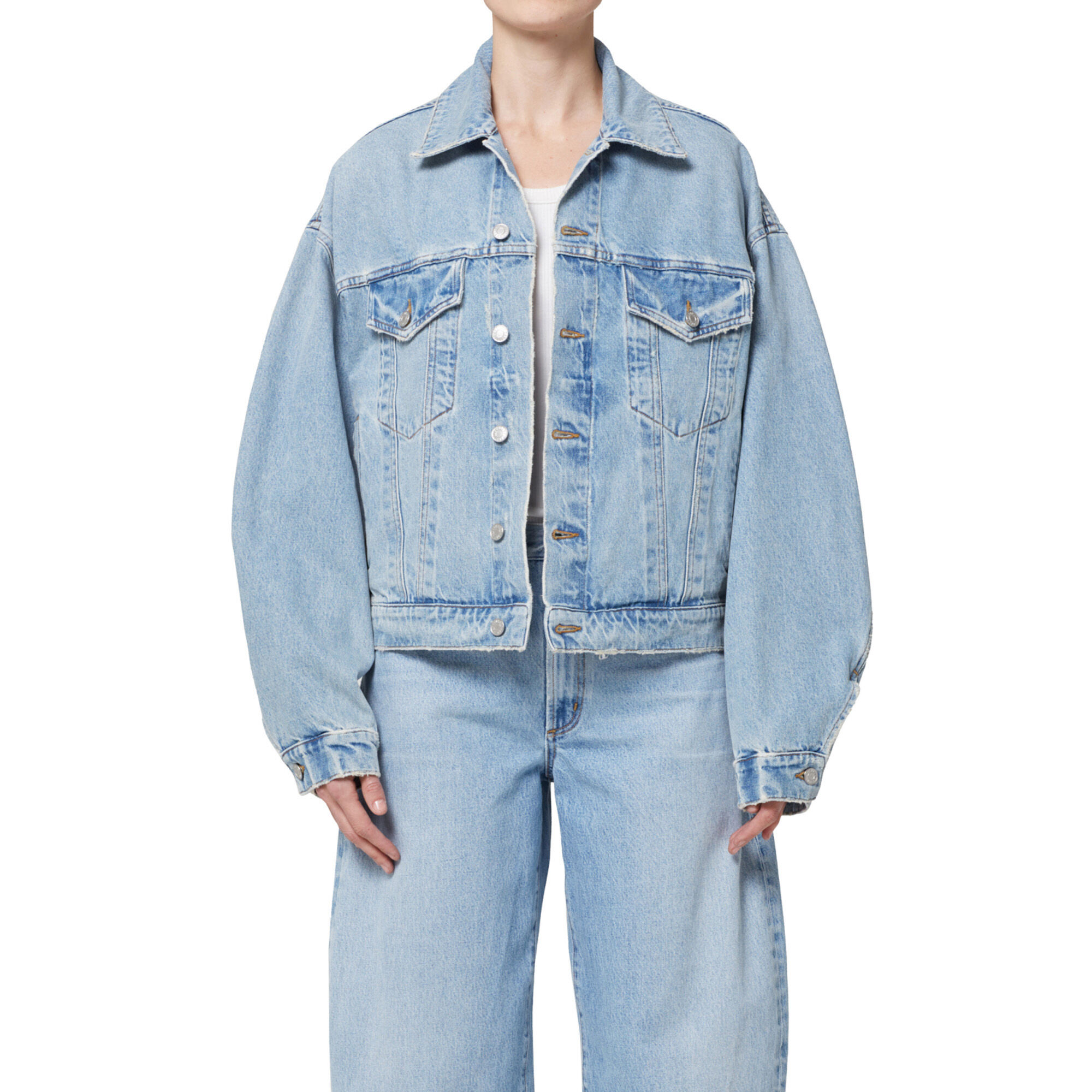 Agolde Dalton Balloon Denim Jacket | Tootsies