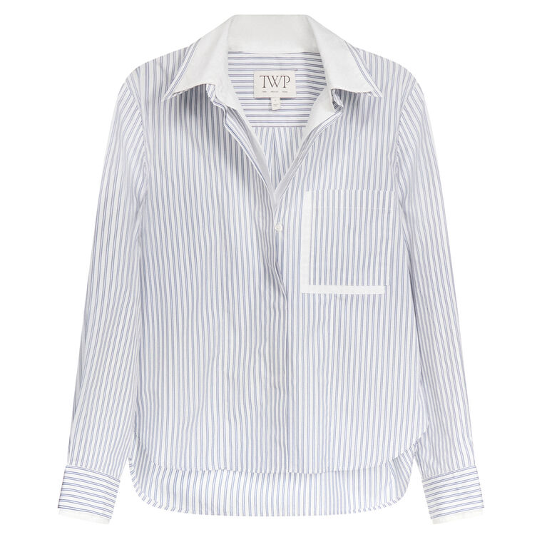 Double Layer Boyfriend Shirt image number null
