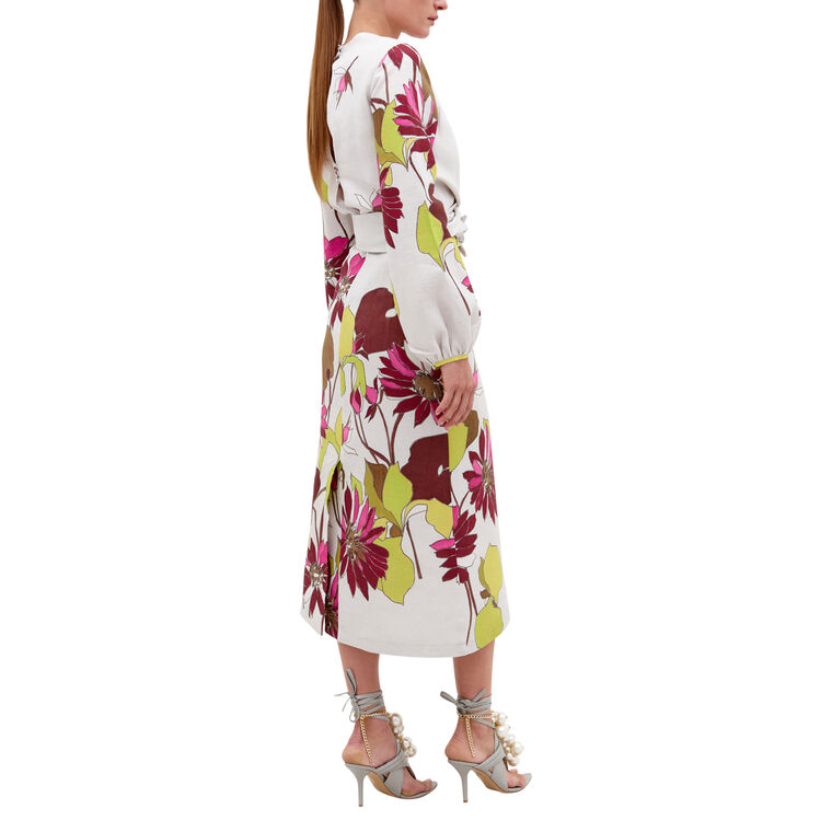 Battia Twist Front Midi Dress image number null