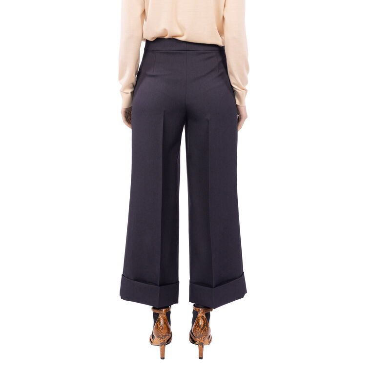Brody Mid-Rise Ankle Cuff Pants image number null