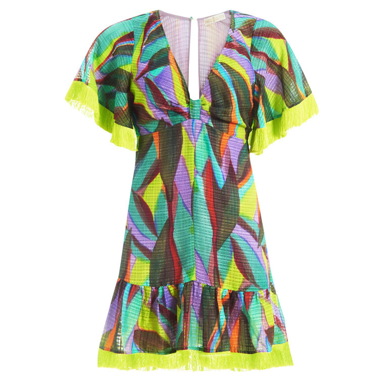 Octavia Fringe Dress image number null