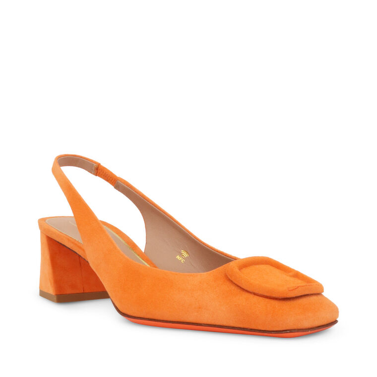 Marta Suede Slingback Pump image number null