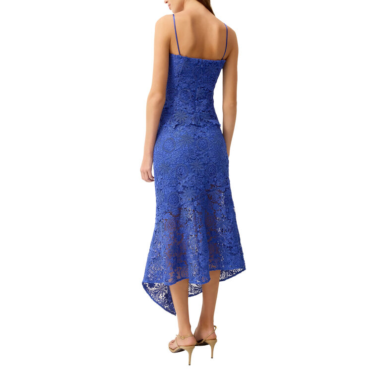 Casey Floral Lace Midi Skirt image number null