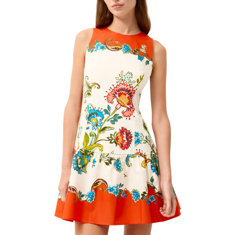 Marilyn Sleeveless Drop-Waist Mini Dress image number null