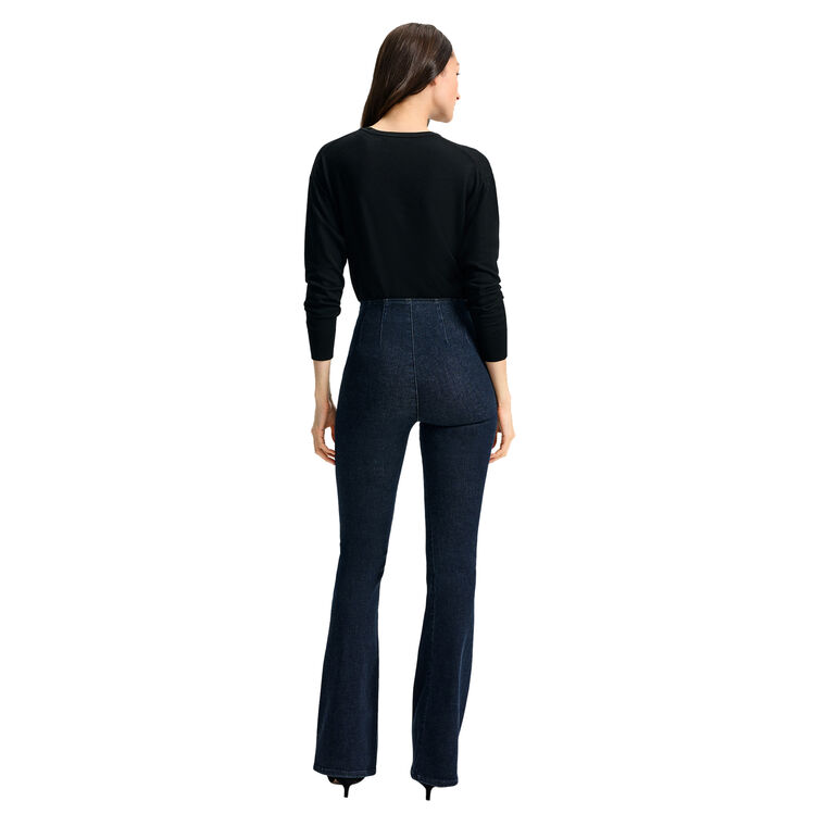 Beverly Off-Duty Skinny-Flare Jean image number null