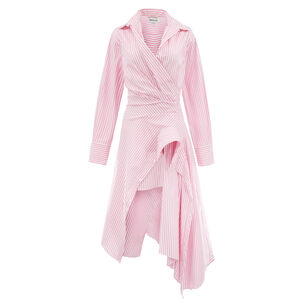 Cascade Shirt Dress
