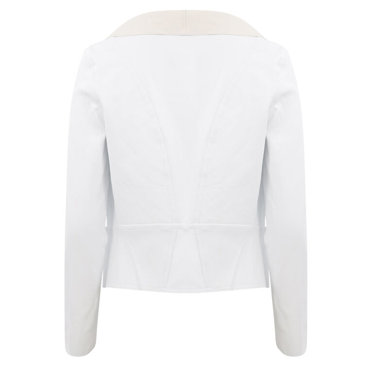 Drape Leather Jacket image number null
