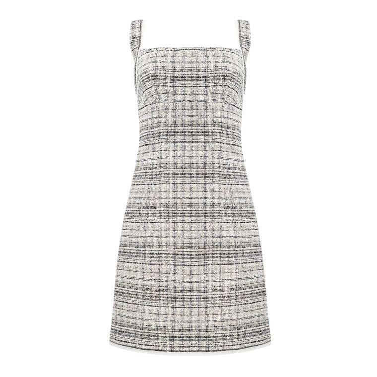 Hallie Metallic Tweed Mini Dress image number null
