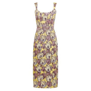 Nina Floral Brocade Corset Dress