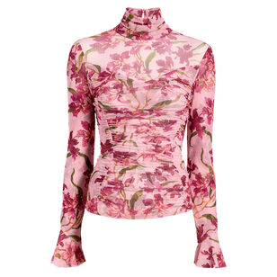 Trailing Hibiscus Lucy Long Sleeve Top