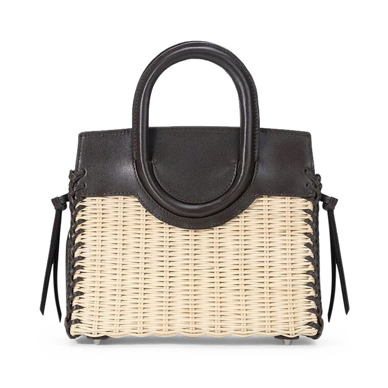 Maude Mini Wicker Carryall image number null