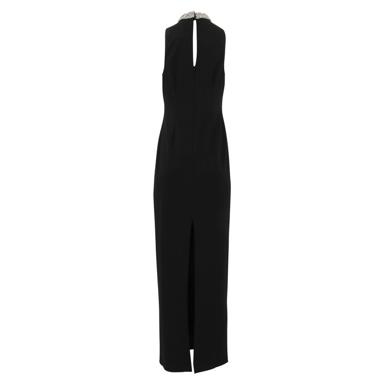 Embellished Neck Gown image number null