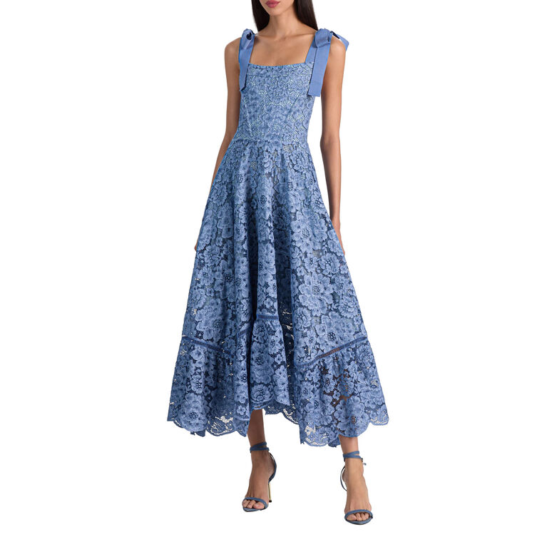 Rosalee Lace Bustier Ankle-Length Dress image number null