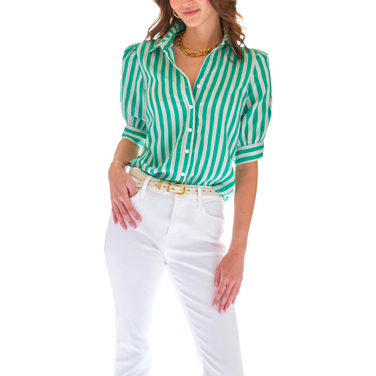 Elise Short Sleeve Camp Shirt image number null