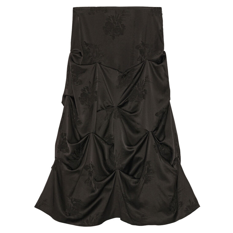Draped Midi Skirt image number null