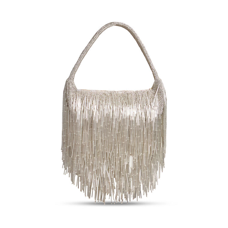 Drip Birch Beaded Shoulder Bag image number null
