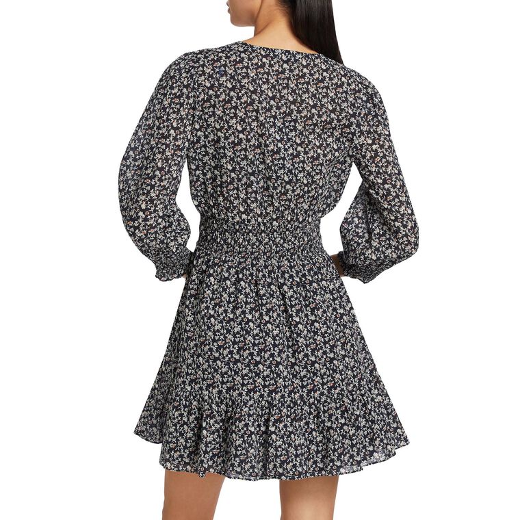 Katari Floral Cotton Mini Dress image number null