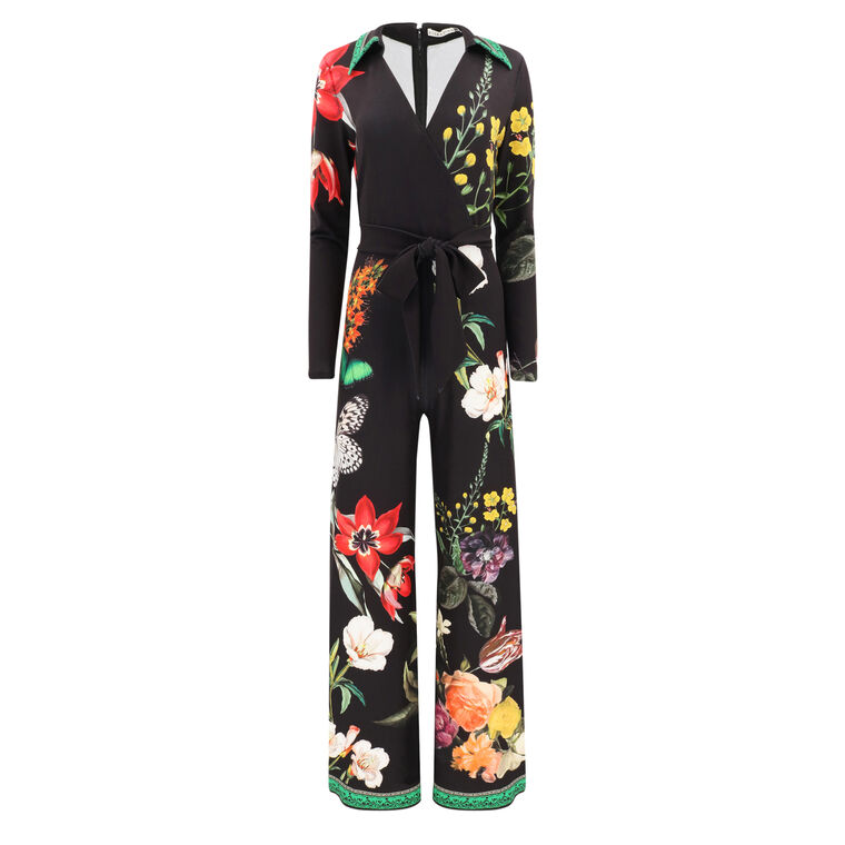 Melinda Wide-Leg Wrap Jumpsuit image number null