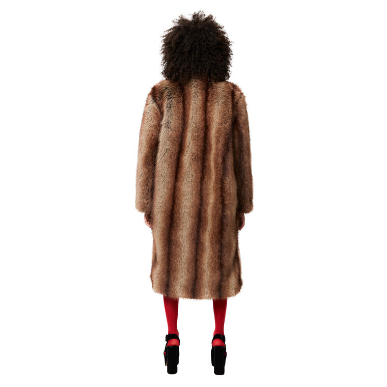 The London Oversized Faux Fur Coat image number null