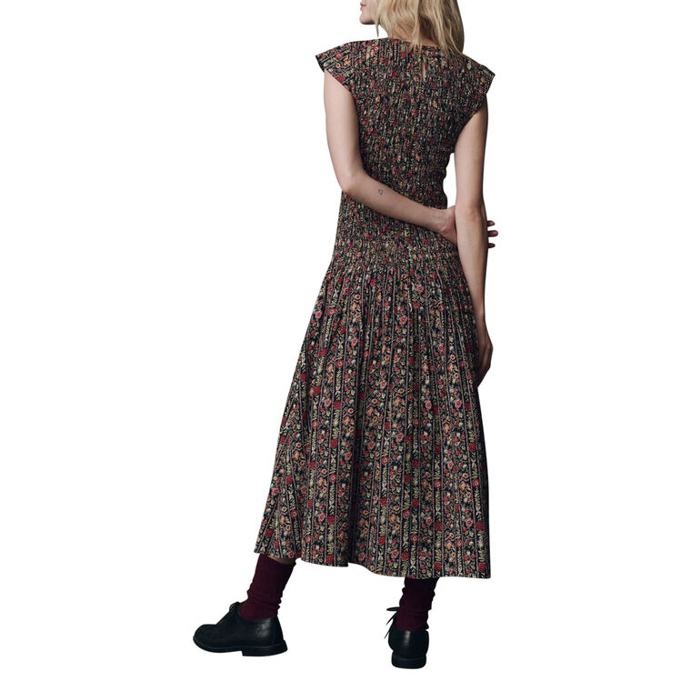 The Paramour Short Sleeve Midi Dress image number null