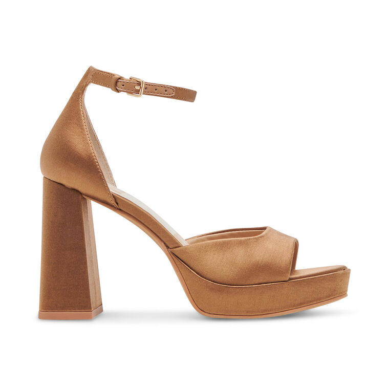 Pandro Satin Heel image number null