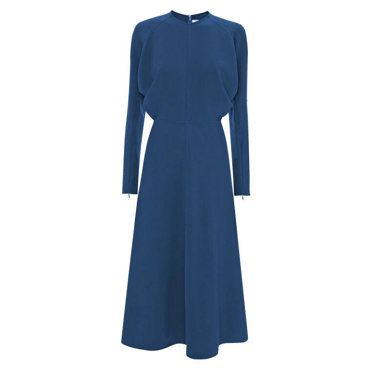 Long Sleeve Dolman Midi Dress image number null