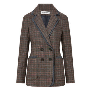 Hedi Plaid Dickey Jacket