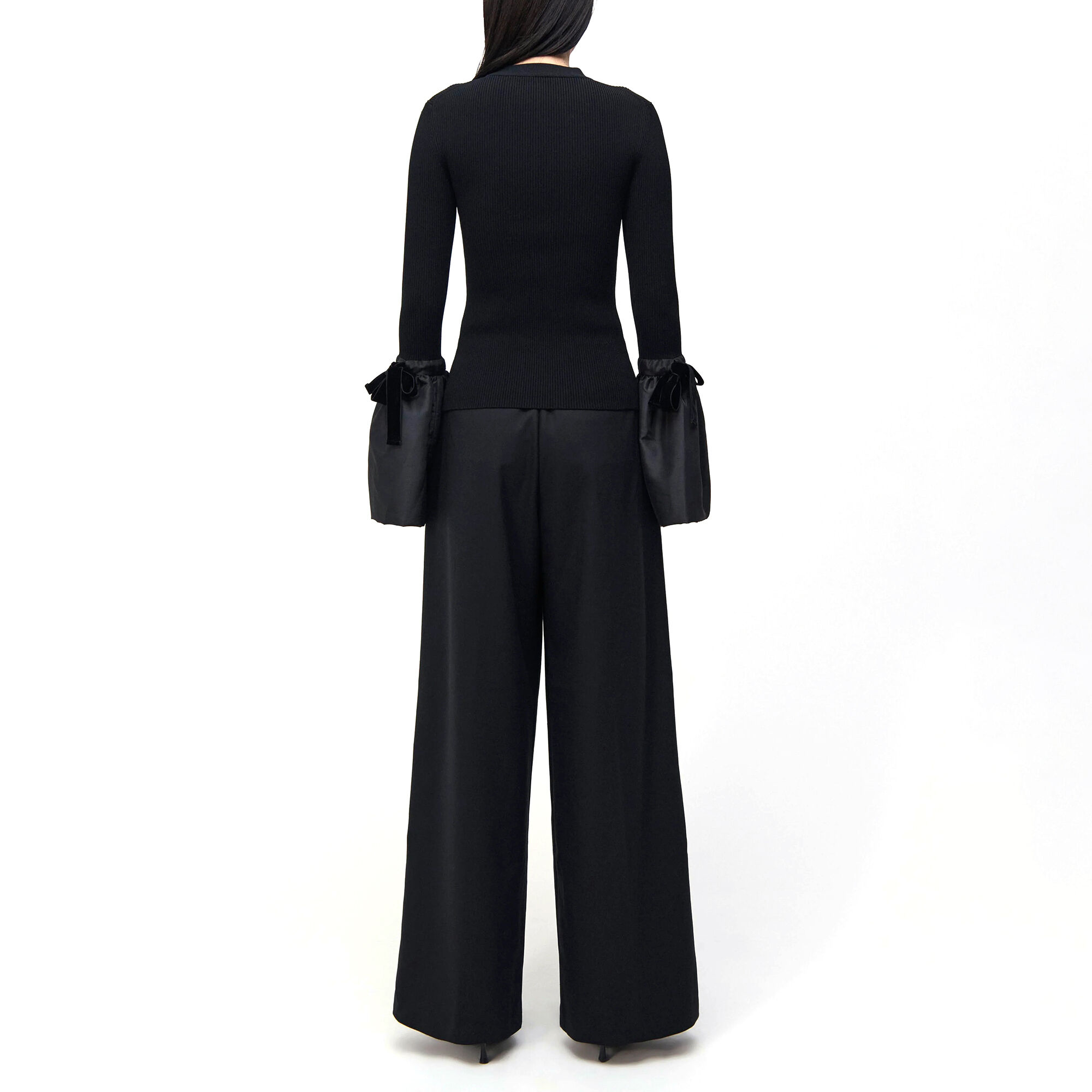 【SIMKHAI】 Agata Top アガタトップ Agata Long Sleeve Top - Black | SIMKHAI
