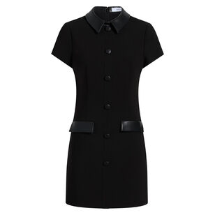 Ello Collared Short Sleeve Mini Dress