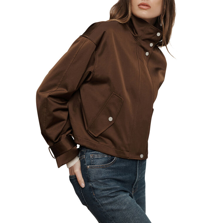 Bateman Cropped Funnel Neck Jacket image number null
