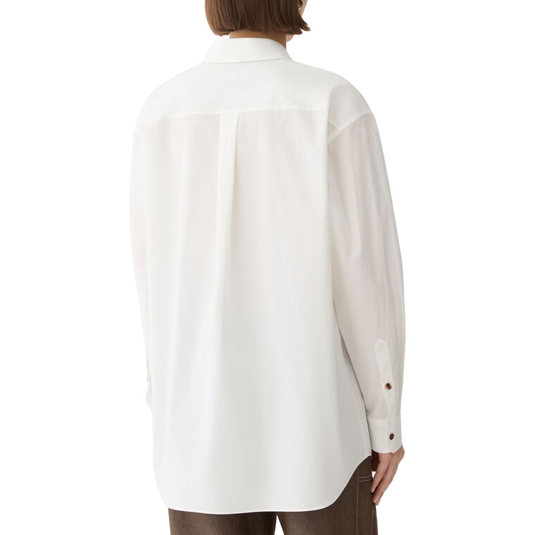 Long Sleeve Boyfriend Oversized Shirt image number null