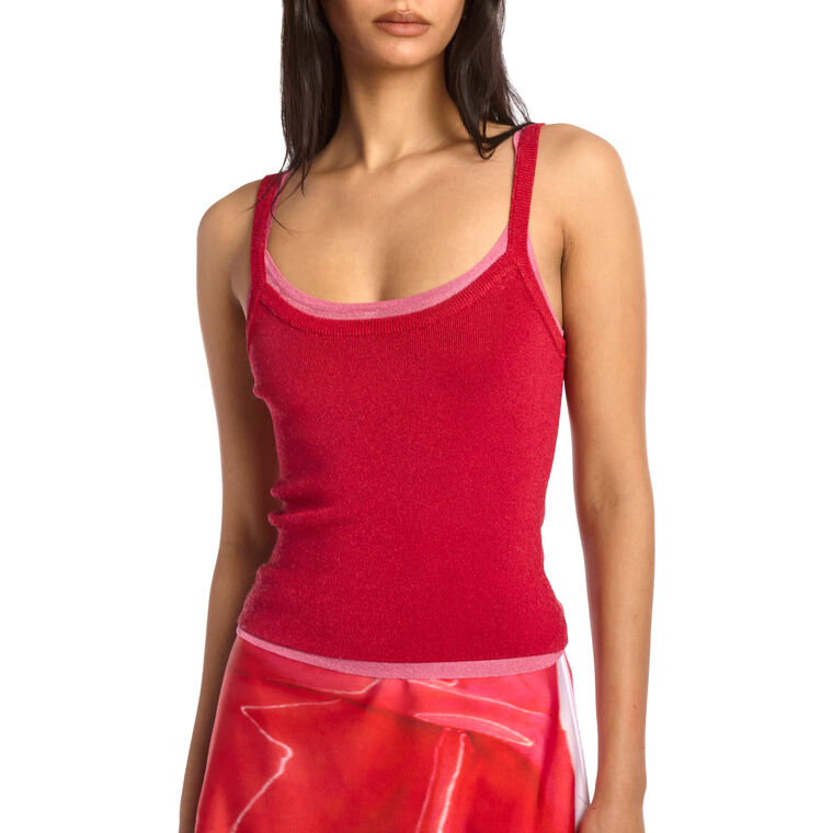 Layered Tank Top image number null