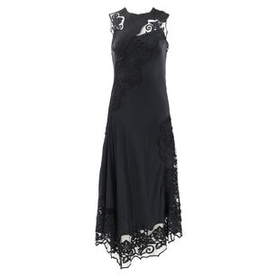 Kaia Silk Lace Charmeuse Dress