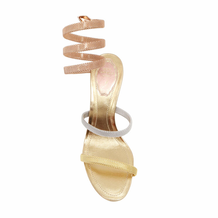 Cleo 80mm Trigold Three-Toned Sandal image number null