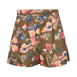 Ashton Floral Pleated Shorts