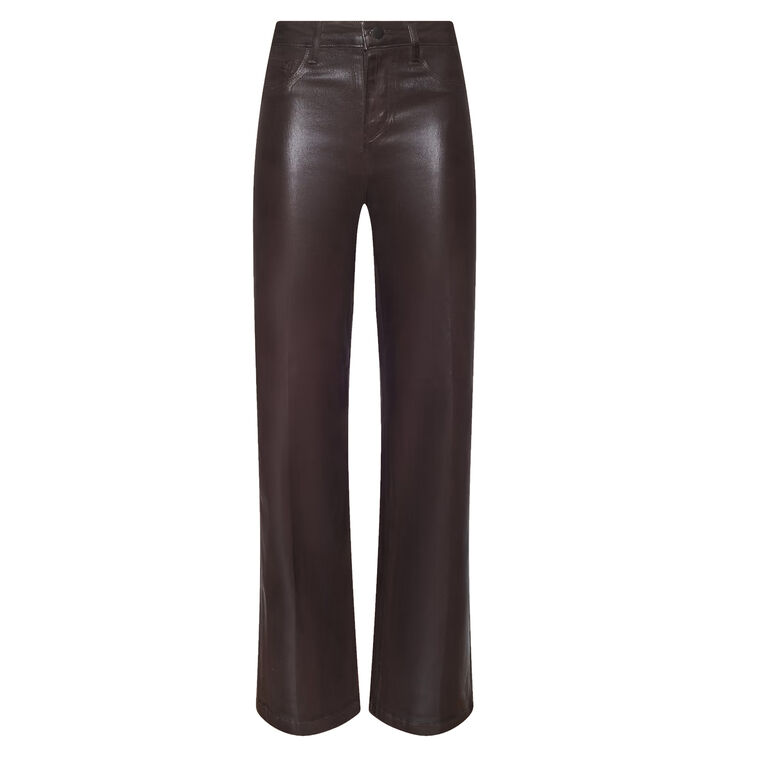 Clayton Coated Wide-Leg Jean image number null