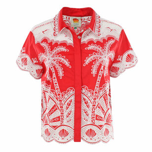 Red Palm Trees Shirt