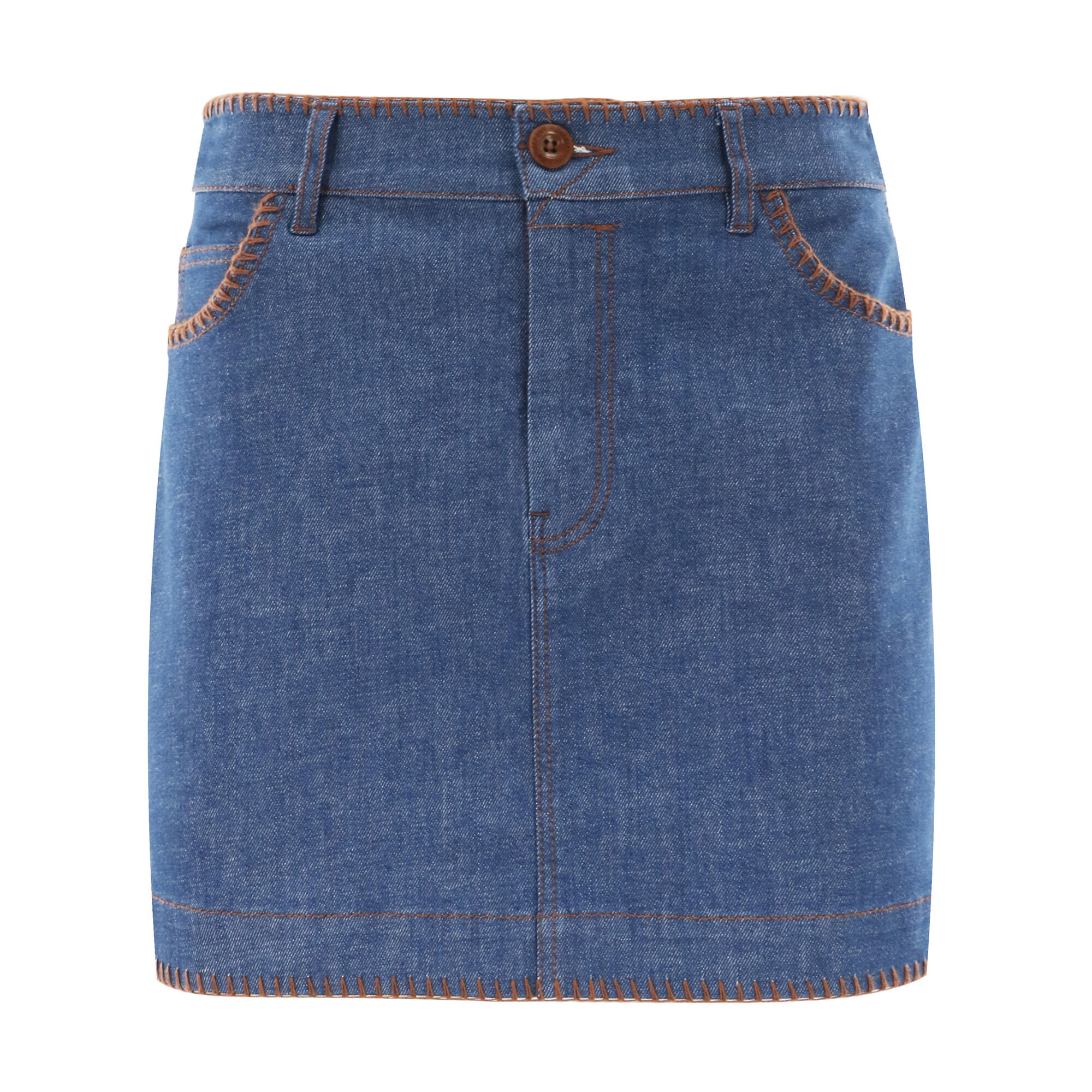 Ascension Denim Mini Skirt
