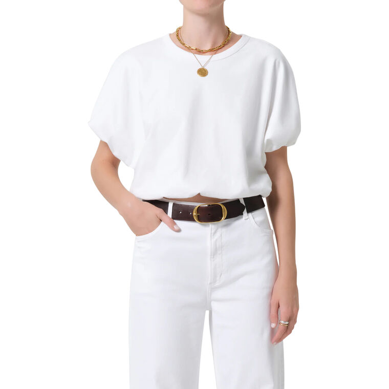 Gia Short Sleeve Bubble Tee image number null