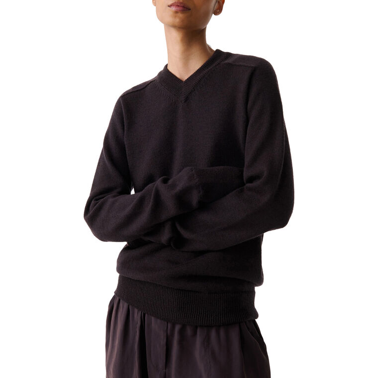Iverness V-Neck Knit Sweater image number null